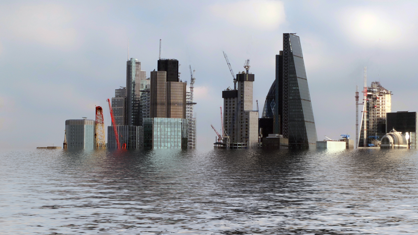 rising sea level image